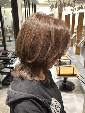 トテ(tote.) 白髪ぼかしハイライト