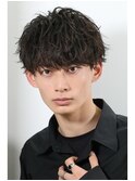 ツイストスパイラル刈り上げマッシュ