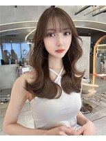 プアメリア 名古屋(Puamelia)&nbsp;くびれヘア♪ 顔まわりレイヤー シースルーバング