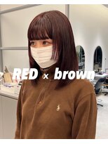 ルミヘアー 金沢駅西口店(Lumi hair)&nbsp;レッドブラウン
