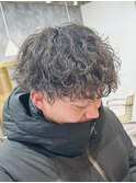 ハイライト/マッシュパーマ/ウルフ/アッシュブラック/津田沼
