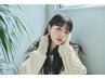 【髪質改善】カット+透明感ケアカラー+発色サポートトリートメント ￥14,300