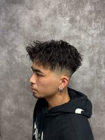 スピン 本八幡(SPIN)&nbsp;ベリーショート/ダークアッシュ/ニュアンスパーマ/韓国マッシュ