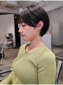 ショートから伸ばしかけにもおすすめ耳にかけてかわいい丸みボブ