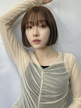 コト 福井大和田店(coto) 福井　大和田　韓国ボブ　タッセルボブ　前髪長め　似合わせ