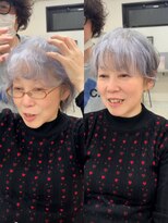 メモリーズ 銀座(Memories)&nbsp;イメチェンショート白髪ぼかし脱白髪染めショート40代50代60代