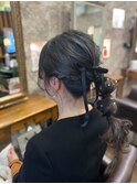およばれヘアセット