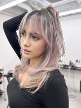 ◆グレーシルバーカラー◆［池袋/ハイトーン/ダブルカラー/赤み消し/髪質改善/ケアブリーチ/エクステ］