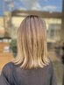 ◇おしゃれな白髪ぼかし◇ハイライトカラー+カット ¥16000