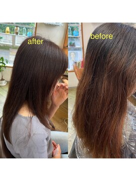 ヘアメイク ダブルス(Hair make Doubles) 艶髪doubles mix treatmentカラー