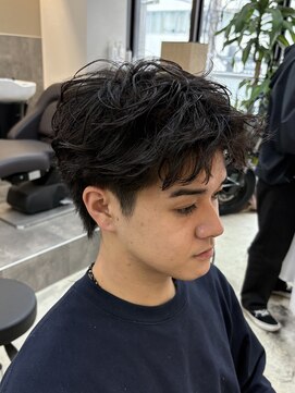 スタンド 博多(STAND) アクティブショート×ピンパーマ