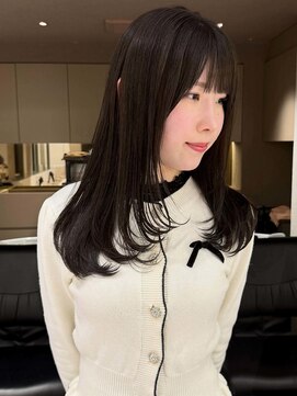 メゾンマイル 恵比寿(maison mile) オリーブグレージュ/透明感カラー/レイヤーカット/恵比寿駅