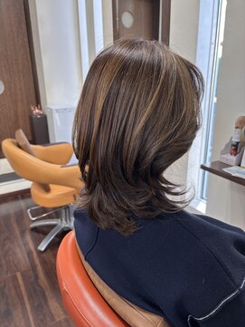 へあ＆めいく はいちゃーむ ヴィラロドラリタッチカラー&髪質改善トリートメント&ヘッドスパ