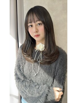 ボヌール 川西(Bonheur) 【指名NO.1】1ミリで変わる顔周りカット×小顔レイヤーミディ