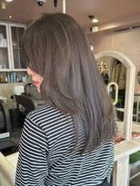 エン 仙台(en)&nbsp;髪がなびくレイヤーカット×オリーブベージュ