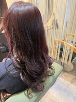 ルプス ヘアーアンドメイク(LUPUS HAIR&MAKE)&nbsp;ピンクブラウン　ボルドーカラー