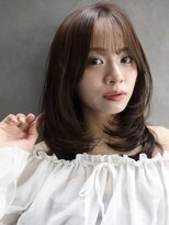 サンド ミュウ 横浜店(sand mieu)&nbsp;大人可愛い/横浜駅/ミディアムレイヤー/透明感グレージュ