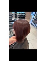 アース 南福島店(HAIR&MAKE EARTH)&nbsp;グラボブ、ピンクブラウン