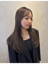 プランツヘアー 高宮店(Plants hair)&nbsp;レイヤーカット　× 柔らかブラウンカラー　／高宮美容室