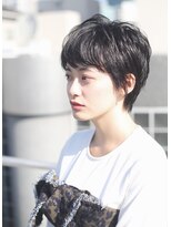 レンジシ オモテサンドウ(RENJISHI omotesando) 透け感と艶感たっぷりショートカット