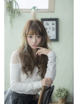 ヘアーミューズ リベロ(hair muse Livero) 【Ｌｉｖｅｒｏ】ゆるウェーブロング×ハイライト　２