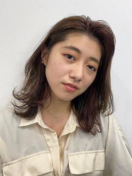 アンジェロ(ANGELO) 外ハネ/ミディアム/レイヤー/インナーカラー