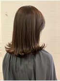 ダークアッシュ×外はねヘア
