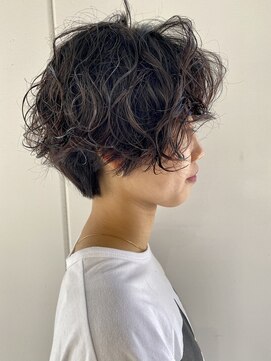 スティードトーキョー(Steed Tokyo) wave perm × handsome short