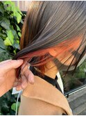 レイヤーカットイヤリングカラーインナーカラーケアブリーチ