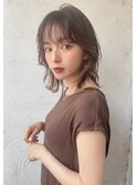 表参道 roijir くびれミディアムレイヤー ×モカブラウン