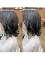 ヘアーサロン リバース(Hair Salon Rebirth)&nbsp;【防府/Rebirth】ダークグレー×グリーン