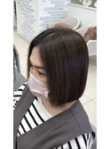 デザインカラー×脱白髪染めハイライト