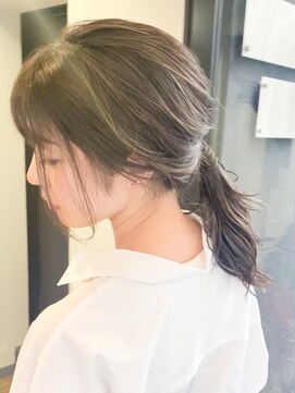 ノラ ウメダ(NORA UMEDA) 【NORA UMEDA 高木】オリーブ系ハイライトカラー