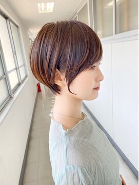 シェノン サントル(CHAINON CENTRE) モテ髪カタログ/外ハネボブ/ペールベージュ[梅田/茶屋町]