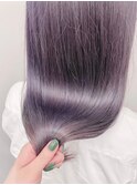 【髪質改善】ラベンダーカラー /艶髪/透明感/トリートメント