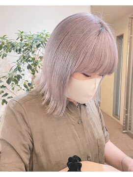 フィルムス 柏(FILMS) 暗めカラー/ショートボブ/マロンベージュ/くすみベージュ/柏