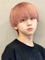 エルマーク(L-MARK) マッシュインナーカラーブリーチダブルカラー韓国センターパート