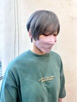 ヘアーサロン 6(hair salon) ワンブリーチ履歴からのグレーシルバー