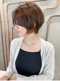 【武井俊樹】小顔前髪 ショートヘア  ピンクベージュ 錦糸町
