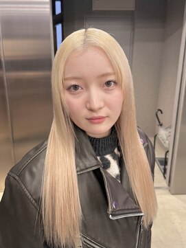 ペレ 栄店(PELE) 切りっぱなしボブ/エアリーロング/美髪/ピンクブラウン/栄