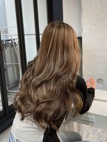 ブレンド 渋谷(BLend)&nbsp;ハイライトカラーマチルダボブインナーグレージュ前髪