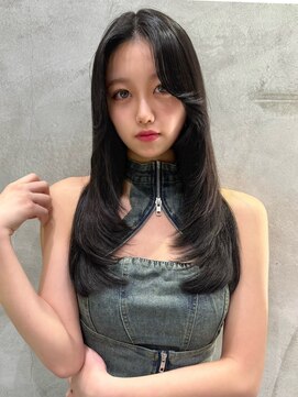 ロンドネートゥル 新潟(Lond naitre) ブルーブラックレイヤーロングスタイル（新潟/万代）