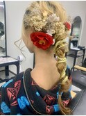 編みおろし成人式セットアップ　美由紀