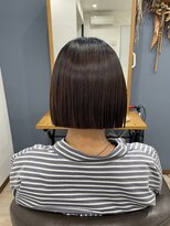 ルル 宇都宮(Loulou) 縮毛矯正×切りっぱなしボブ