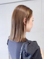 ロンド ロワール 門前仲町(Lond Loire)&nbsp;ボブショートボブ縮毛矯正ベージュグレージュ門前仲町