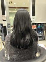 アピッシュ ギンザ(apish ginza)&nbsp;暗髪/ブルーブラック/ネビージュ/韓国ヘア/艶カラー/暗めカラー