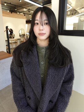 オルセン(OLSEN) グレージュ/フェイスレイヤー/２way前髪