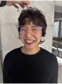 ワイドバング/ウェーブヘア