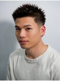 アップバング刈り上げショート