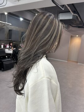 レブ 四条烏丸(Reb,) 京都ダブルカラーハイライト透明感カラーグレーベージュ